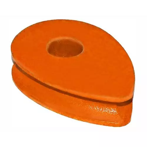 Расточенный вантовый коуш без треугольного отверстия 10 мм 08Х18Н10 DIN 3091