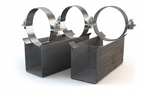 Опоры корпусные хомутовые